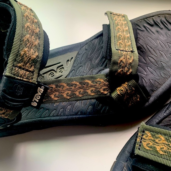 Teva Men’s Adjustable Rugged Sandals with Earthy Pattern Size 10 - Picture 10 of 12